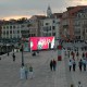 Led-scherm van DROPSTUFF op de Biennale van Venetie